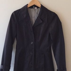 Black Trench coat. Size 6